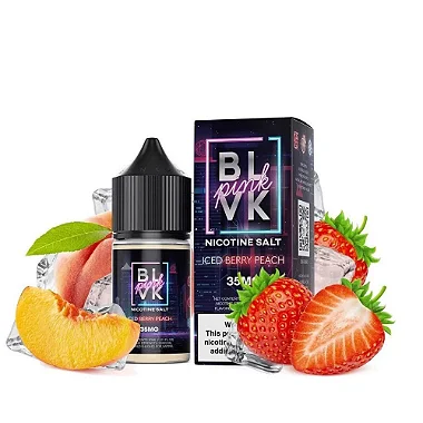 BLVK Pink Salt - Iced Berry Peach (Morango e Pessego)