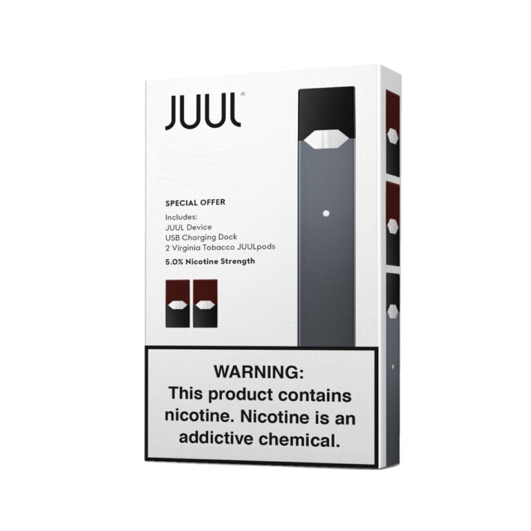 Juul Device Kit + 2 Pods Virginia Tobacco